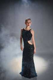 BLACK YOLE sparkle dress