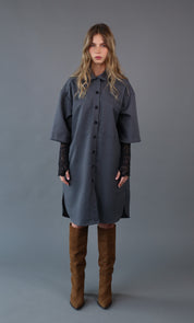 ANNE shirt dress