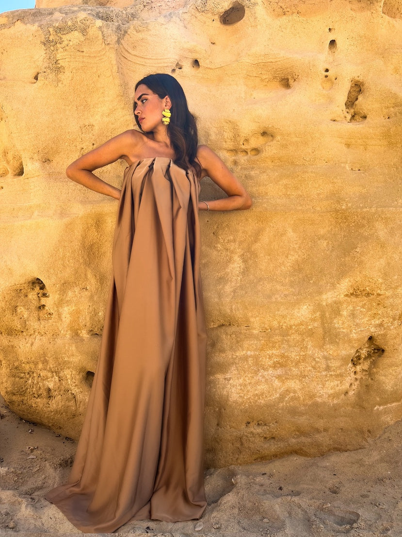 SINAI draped long dress